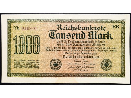 1000 Mark 1922-B-15808-1
