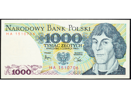 1000 Zlotych 1982-B-14451-1