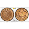 2 Haléř 1915-PCGS-217-3