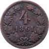 4 Krejcar 1861-E-11463-1