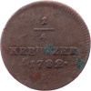 1/4 Krejcar 1782-E-11496-1