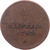 1/4 Krejcar 1782-E-11497-1