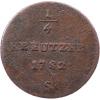 1/4 Krejcar 1782-E-11501-1