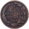 1/2 Krejcar 1781-E-11526-1