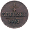 1/4 Krejcar 1851-E-1812-1