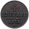 1/4 Krejcar 1851-E-1821-1