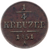 1/4 Krejcar 1851-E-1828-1
