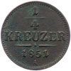 1/4 Krejcar 1851-E-1829-1
