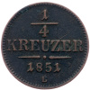 1/4 Krejcar 1851-E-1836-1