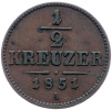 1/2 Krejcar 1851-E-1849-1