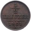 1/2 Krejcar 1851-E-1859-1