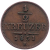 1/2 Krejcar 1851-E-1871-1