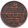 1/2 Krejcar 1851-E-1874-1