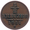 1/2 Krejcar 1851-E-1878-1