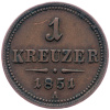 1 Krejcar 1851-E-1889-1