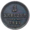 1 Krejcar 1851-E-1891-1