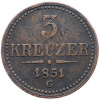 3 Krejcar 1851-E-3224-1