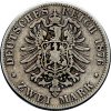 2223 wuerttemberg 2 marka 1876 f