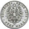 2370 prusko 5 marka 1876 a