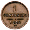 3336 1 centesimo 1852 v