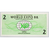 2 Expo Dollars 1988-B-535-2