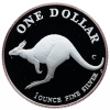 8544 australie kangaroo 1998 proof 31 1g ag 999 1000
