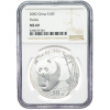 9135 10 yuan cina panda 1oz 2002 ngc ms69