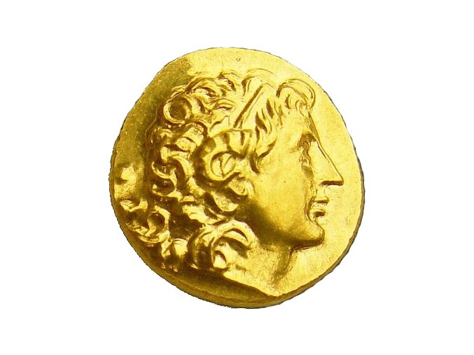 zlata replika mince lysimachos stater avers au kosicky zlaty poklad