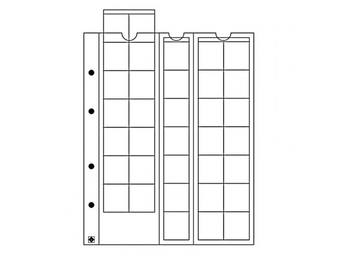 pruhledne albove listy optima euro jeden list ma 40 okenek pro 5 sad euro minci leuchtturm 308740 lighthouse