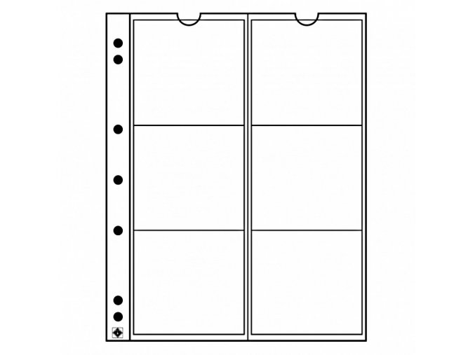 pruhledne albove listy numis 55 obaly na 6 minci do 55mm folie do albumu numis leuchtturm 330456 lighthouse