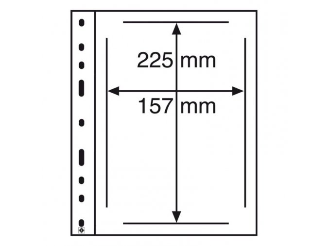 pruhledne albove listy optima etb 1 kapsa pro nalepni listy leuchtturm 338227 lighthouse