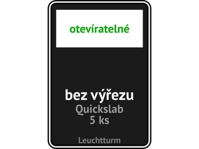 quickslab bez vyrezu opakovane oteviratelny slab na mince obdelnikova mincovni kapsle leuchtturm 346466 lighthouse