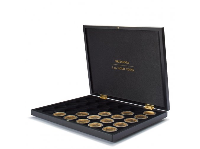 elegantni mincovni kazeta na zlate investicni mince 1oz britannia gold v kapslich leuchtturm 368472 lighthouse