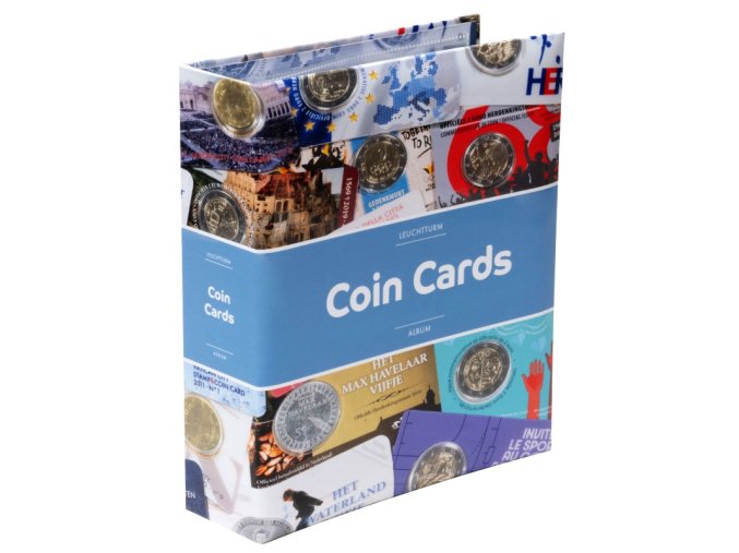 album na coin cards na 80 karticek s mincemi album na mincovni karty leuchtturm 368374