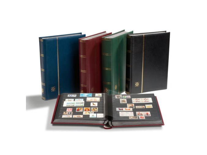 zasobnik na znamky premium album z kozenky lefa leuchtturm