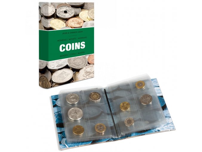 Kapesní album na 48 mincí do Ø 33 mm - COINS - Leuchtturm No. 344961 -  Numismatika SOVA