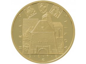 rub zlate pametni mince hrad zvikov 2018 5000 kc cyklus hrady ceske republiky