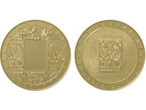 2019 10000 kc zlata pametni mince zavedeni ceskoslovenske meny standard au