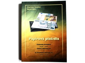 katalog papirova platidla csr 1918 1993 cr a sr 1993 2014 novotny klim 2014 kniha papirova platidla ceskoslovensko