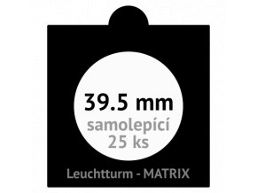 matrix cerne samolepici mincovni ramecky na mince prumer 39 5 mm baleni 25 ks 5x5 cm leuchtturm 345694 lighthouse