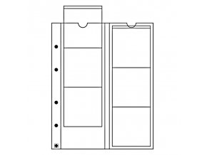 pruhledne albove listy optima 65 obaly na 6 minci do 65mm folie do albumu optima vista leuchtturm 316001 lighthouse