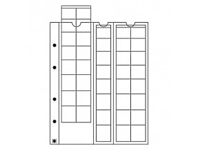 pruhledne albove listy optima 27 obaly na 35 minci do 27mm folie do albumu optima vista leuchtturm 306013 lighthouse