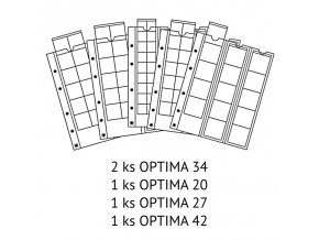 pruhledne albove listy optima sort vzorovy mix listu obaly folie optima vista leuchtturm 340973 lighthouse