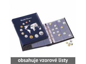 album numis world collection modry kozenkovy poradac na mince vzorove mincovni listy bez kazety leuchtturm 324055 lighthouse