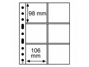 pruhledne albove listy grande 3 2c 6 kapes na pivni tacky folie obaly na podtacky od piva do 98x106 mm leuchtturm 316604 lighthouse