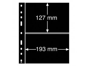 cerne albove listy optima xl 2s 2 kapsy na znamky bankovky certifikaty cerne obaly folie do alb optima leuchtturm 334915 lighthouse