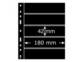 cerne albove listy optima 5s 5 vodorovnych kapes na arsiky znamky do 180x42mm obaly optima folie leuchtturm 333229 lighthouse