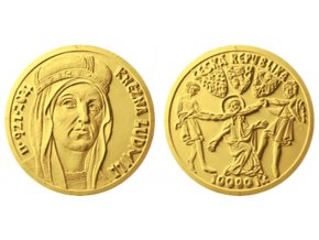 zlata mince 10000 kc knezna ludmila 1oz 2021