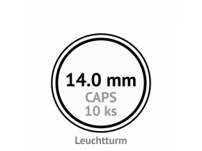 caps 14 mm kruhove kapsle na mince do 14mm mincovni bublinky kulate 10 ks leuchtturm 314071 lighthouse