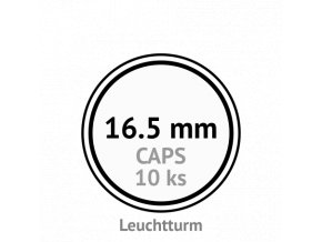 caps 16 5 mm kruhove kapsle na mince mincovni bublinky kulate 10 ks leuchtturm 331022 lighthouse